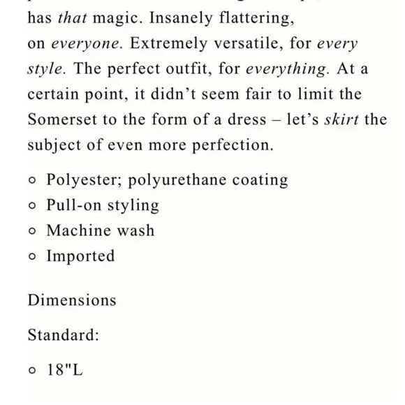 Anthropologie ~ Faux Leather Mini Skirt Black Lined Vegan Leather - Picture 5 of 5